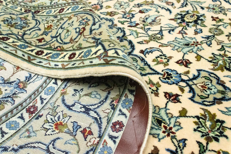 Dywan perski - Keshan - 185 x 120 cm - beżowy