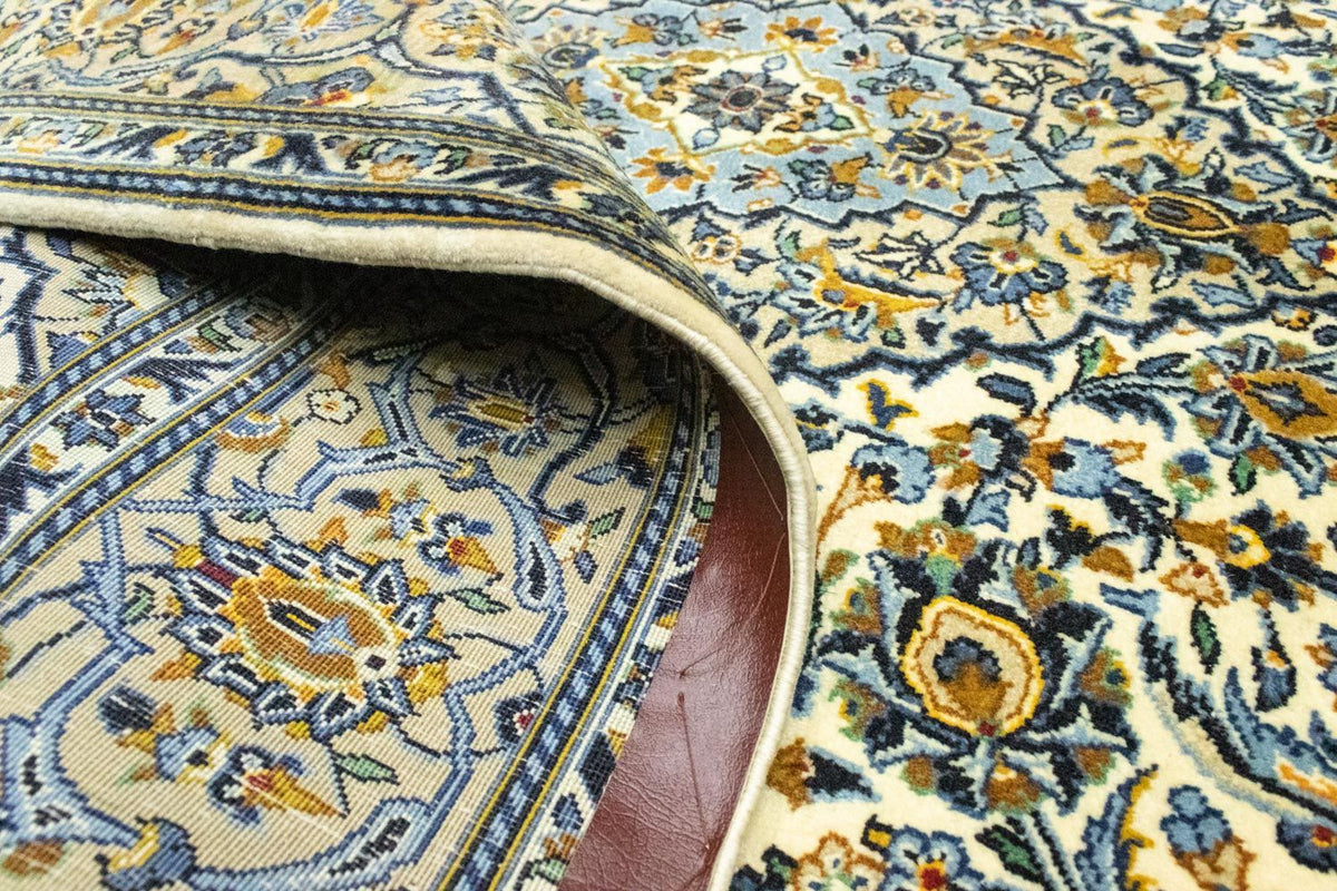 Dywan perski - Keshan - 210 x 143 cm - beżowy