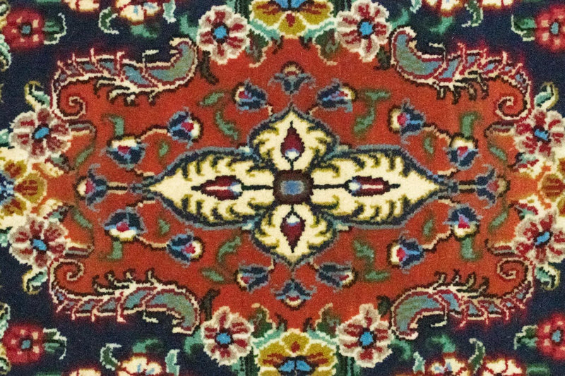 Biegacz Dywan perski - Ghom - 164 x 51 cm - niebieski