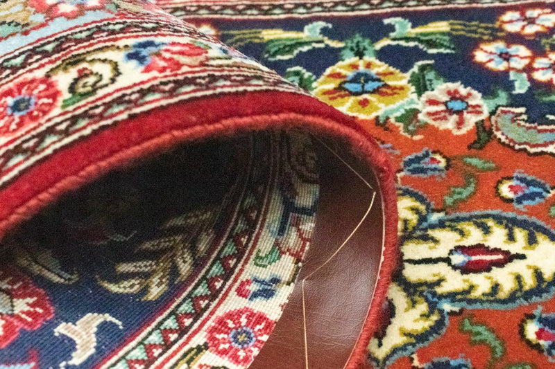 Biegacz Dywan perski - Ghom - 164 x 51 cm - niebieski