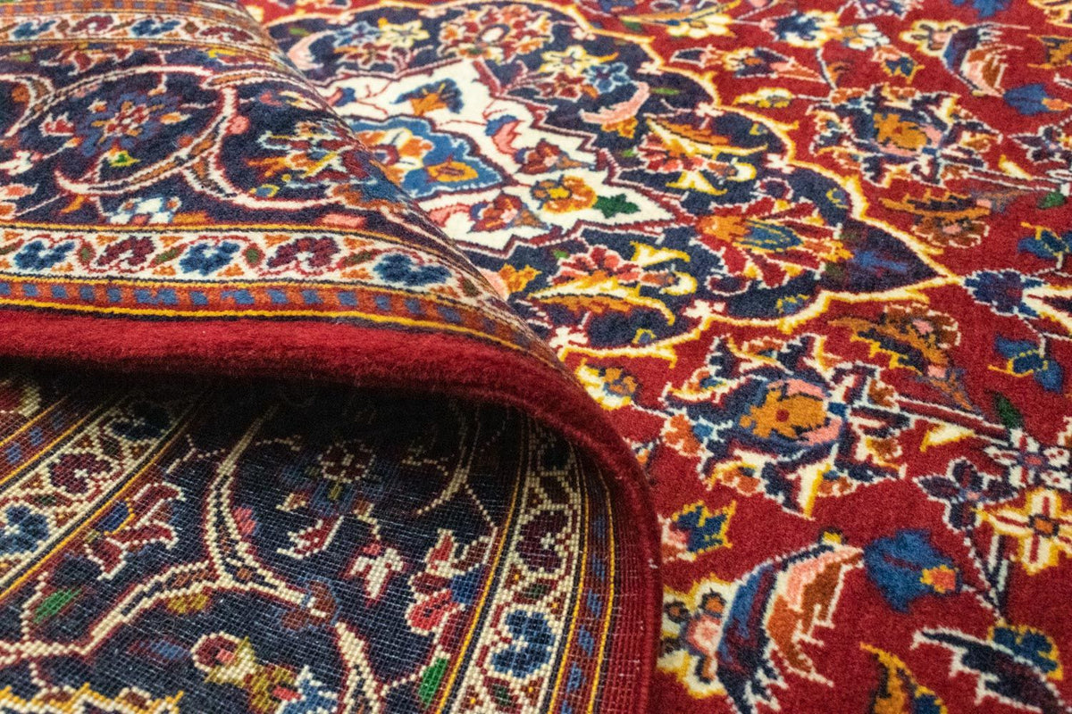 Dywan perski - Keshan - 210 x 135 cm - czerwony