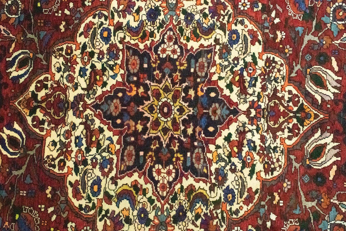 Perski dywan - Nomadyczny - 300 x 212 cm - czerwony