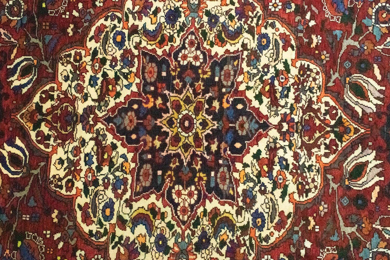 Perski dywan - Nomadyczny - 300 x 212 cm - czerwony