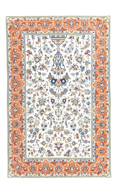 Dywan perski - Tabriz - 215 x 141 cm - beżowy