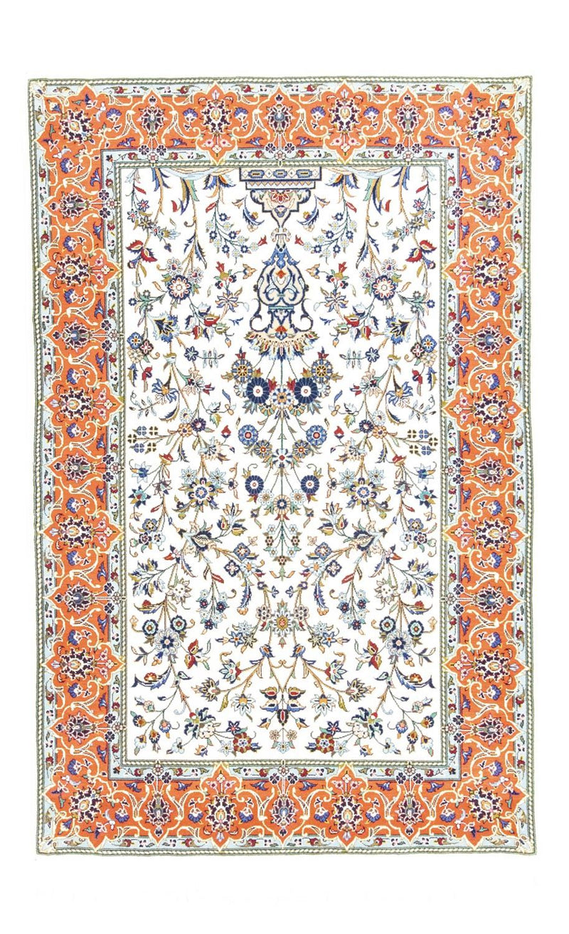 Dywan perski - Tabriz - 215 x 141 cm - beżowy