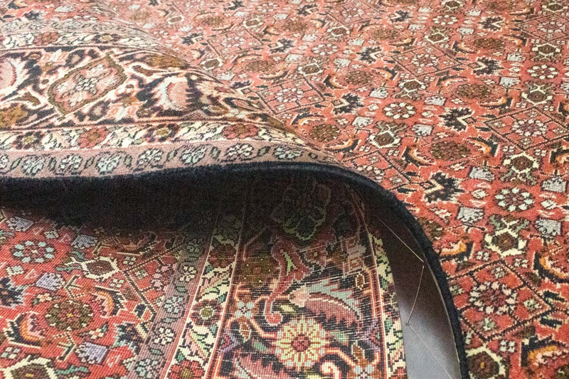 Dywan perski - Bijar - 243 x 174 cm - niebieski