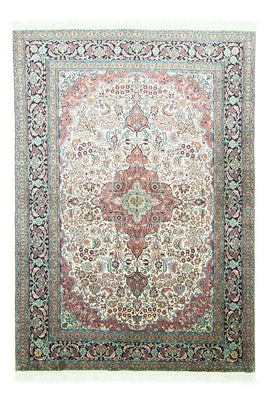 Jedwabny dywan - Kashmir Silk - 218 x 153 cm - beżowy
