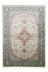 Jedwabny dywan - Kashmir Silk - 218 x 153 cm - beżowy