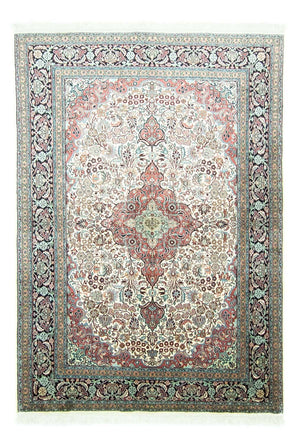 Jedwabny dywan - Kashmir Silk - 218 x 153 cm - beżowy