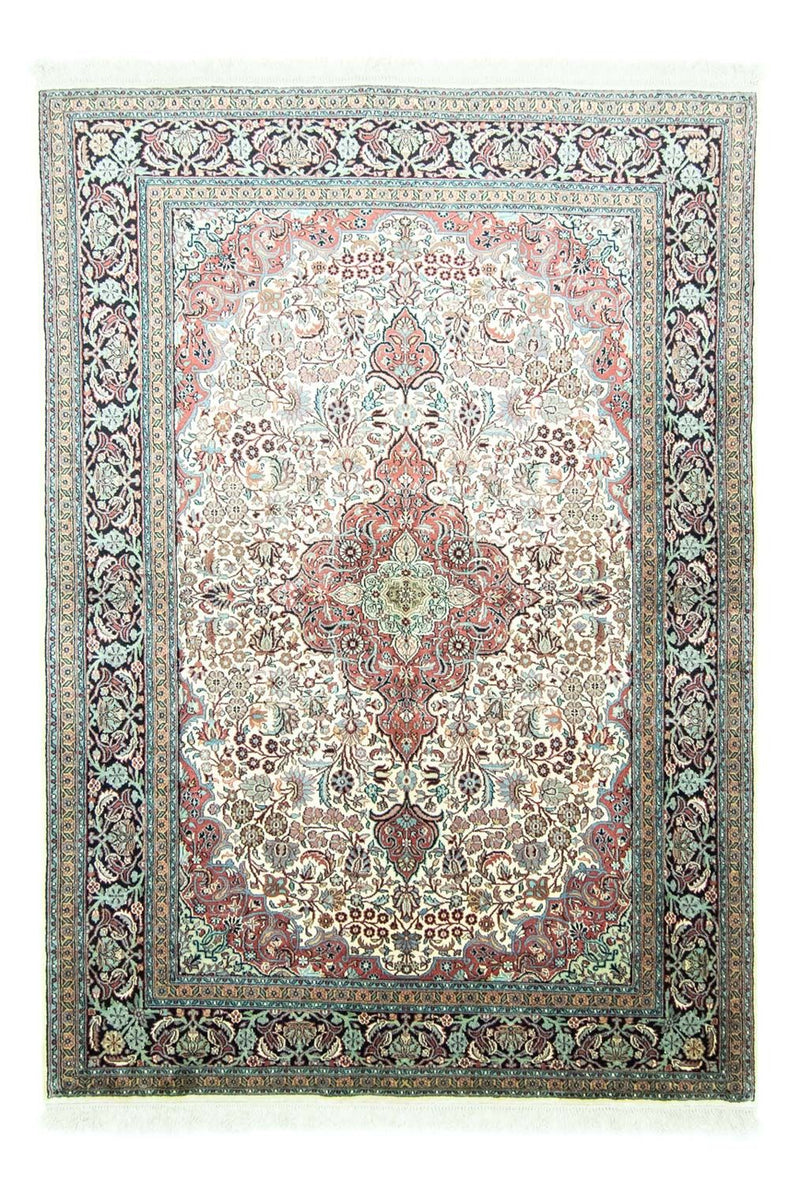 Jedwabny dywan - Kashmir Silk - 218 x 153 cm - beżowy