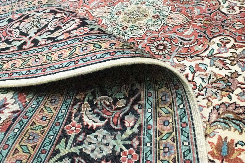 Jedwabny dywan - Kashmir Silk - 218 x 153 cm - beżowy