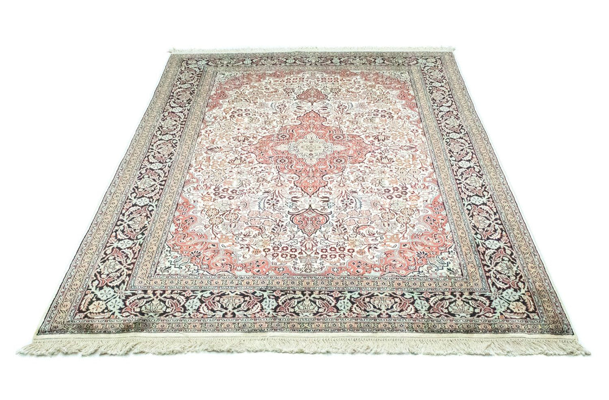 Jedwabny dywan - Kashmir Silk - 218 x 153 cm - beżowy