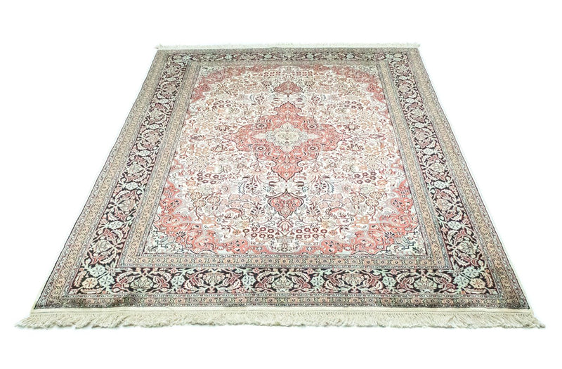 Jedwabny dywan - Kashmir Silk - 218 x 153 cm - beżowy