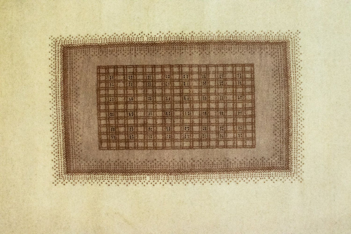 Biegacz Dywan Gabbeh - Loribaft Perski - 271 x 70 cm - beżowy