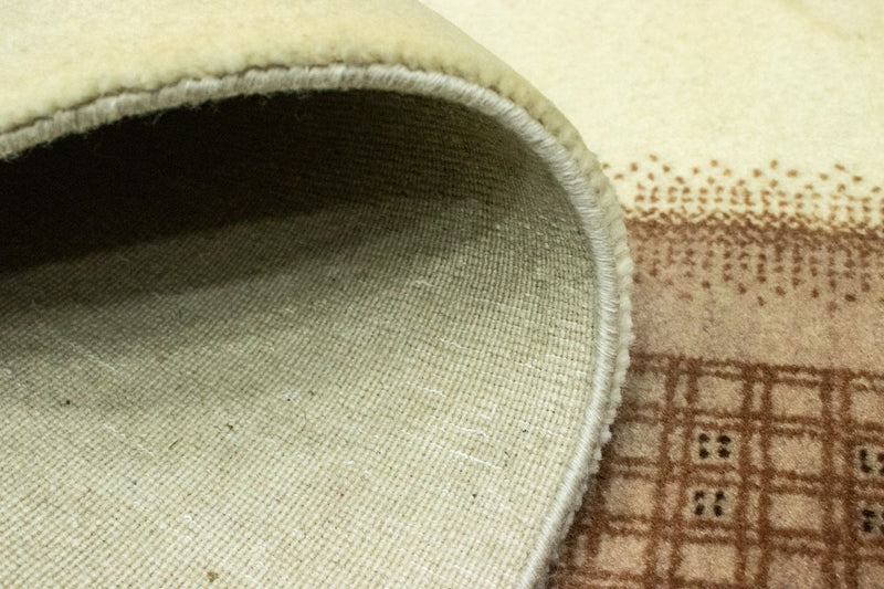 Biegacz Dywan Gabbeh - Loribaft Perski - 271 x 70 cm - beżowy