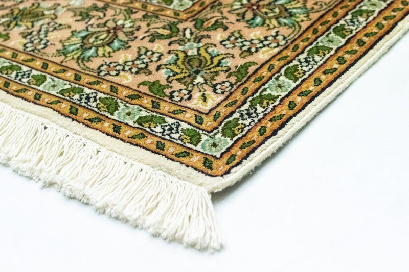 Jedwabny dywan - Kashmir Silk - 183 x 125 cm - beżowy