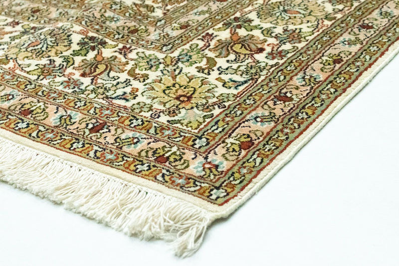 Jedwabny dywan - Kashmir Silk - 274 x 184 cm - beżowy