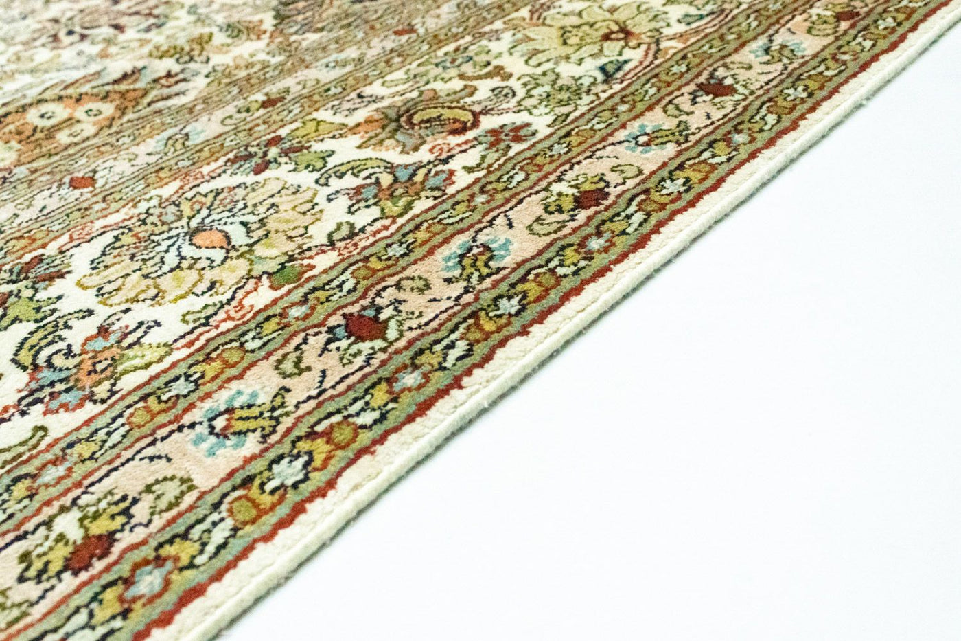 Jedwab kaszmirski Dywan 274x184cm - Dywan orientalny