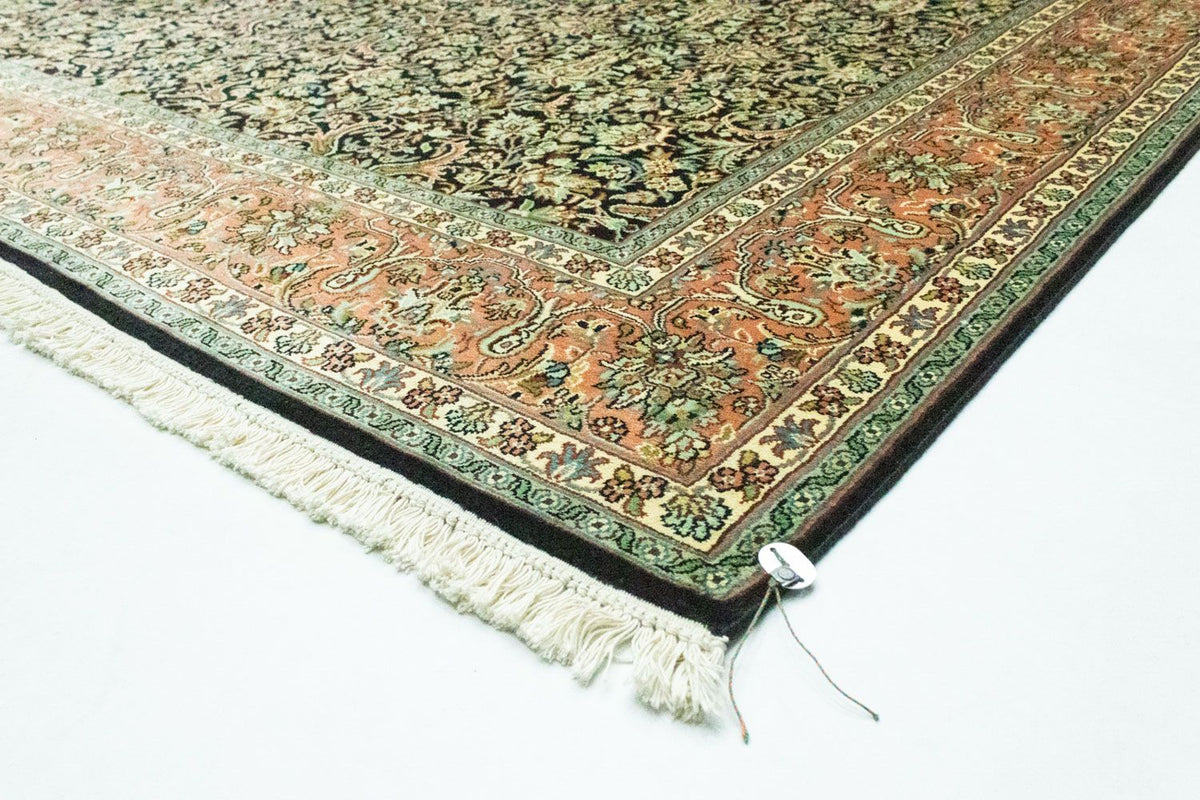 Jedwabny dywan - Kashmir Silk - 315 x 214 cm - niebieski