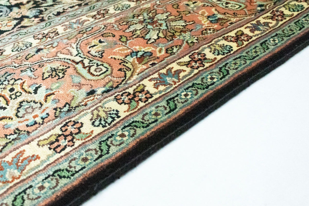 Jedwabny dywan - Kashmir Silk - 315 x 214 cm - niebieski