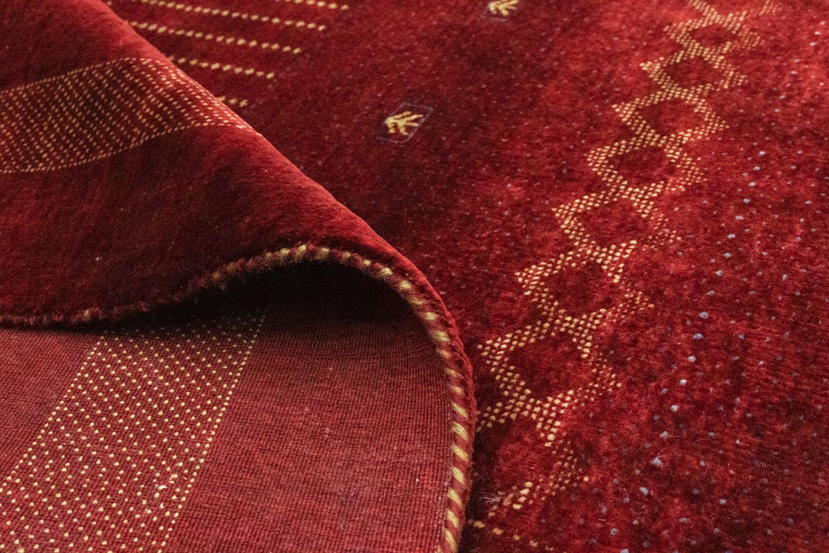 Dywan Gabbeh - Indus - 291 x 204 cm - czerwony