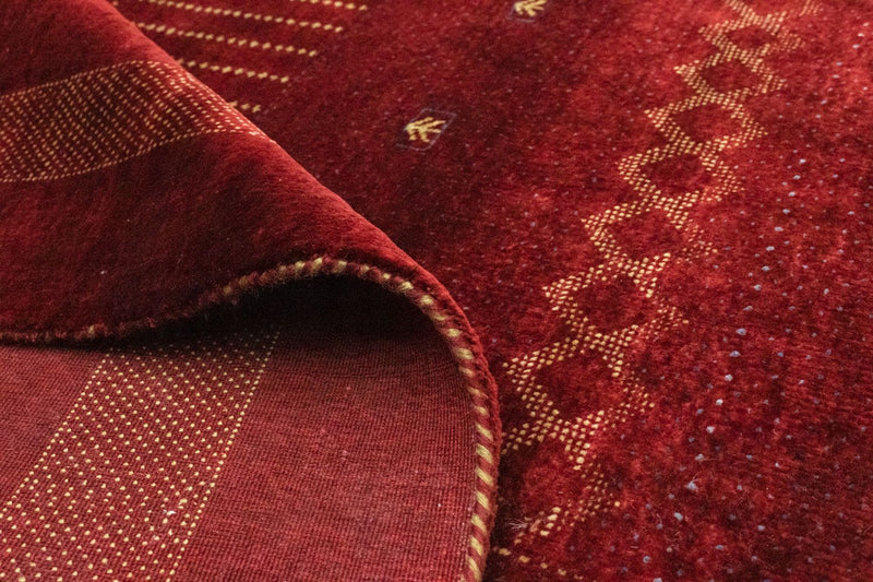 Dywan Gabbeh - Indus - 291 x 204 cm - czerwony