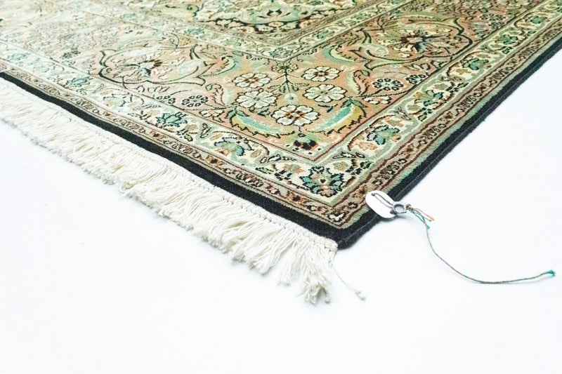 Jedwabny dywan - Kashmir Silk - 311 x 213 cm - niebieski