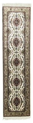 Biegacz Orientalny dywan - Hereke - 305 x 76 cm - beżowy
