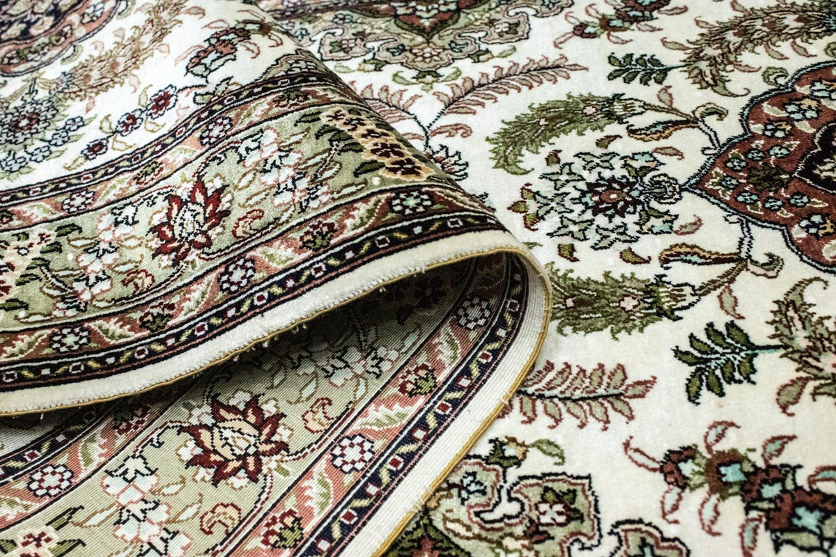 Biegacz Orientalny dywan - Hereke - 305 x 76 cm - beżowy