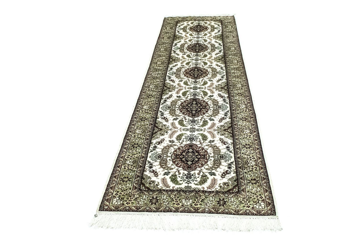 Biegacz Orientalny dywan - Hereke - 305 x 76 cm - beżowy