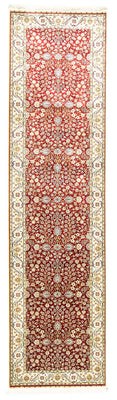 Biegacz Orientalny dywan - Hereke - 300 x 78 cm - czerwony