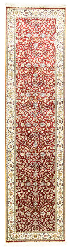 Biegacz Orientalny dywan - Hereke - 300 x 78 cm - czerwony
