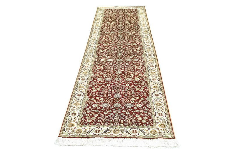 Biegacz Orientalny dywan - Hereke - 300 x 78 cm - czerwony