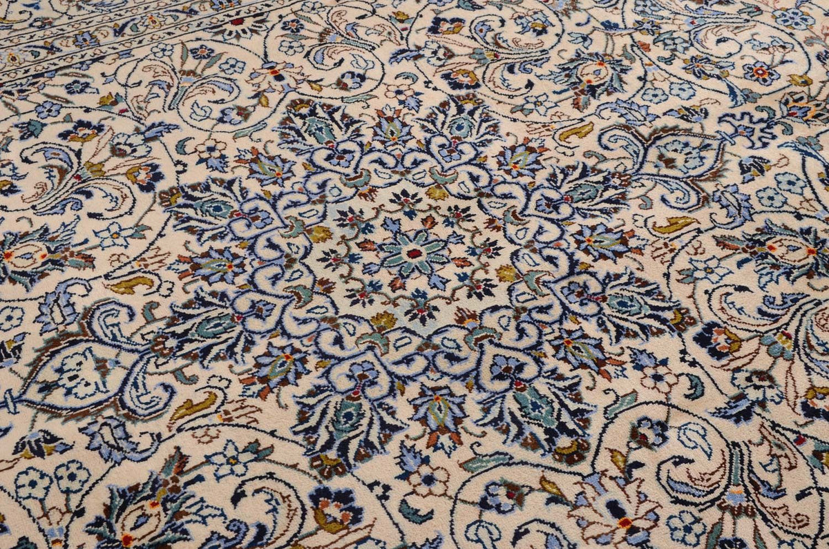 Dywan perski - Keshan - 323 x 231 cm - beżowy