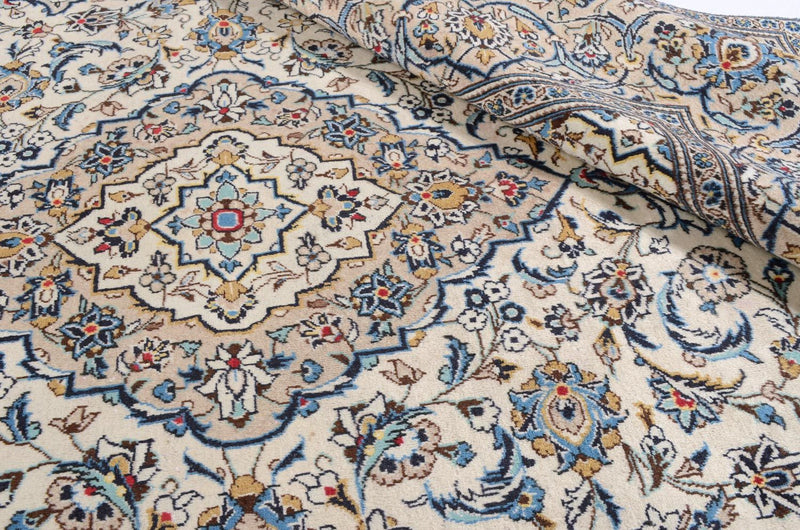 Dywan perski - Keshan - 300 x 198 cm - beżowy