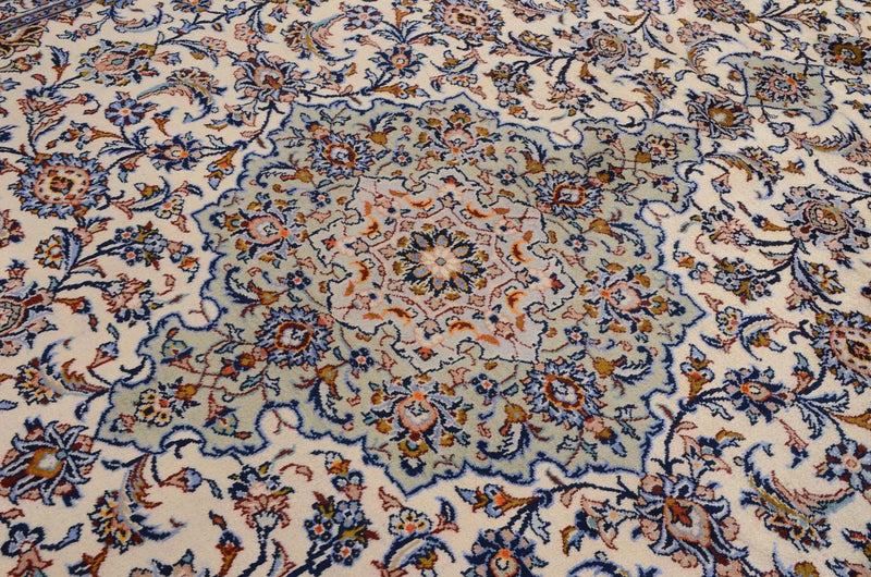 Dywan perski - Keshan - 398 x 300 cm - beżowy