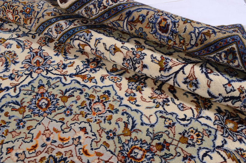 Dywan perski - Keshan - 398 x 300 cm - beżowy