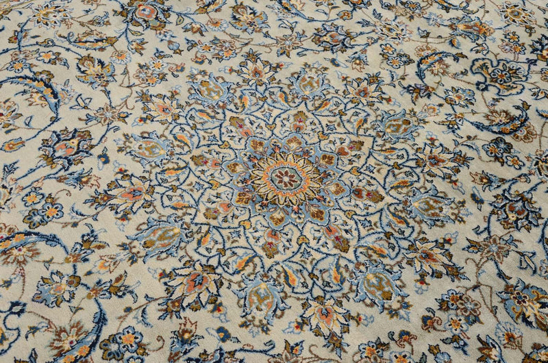 Dywan perski - Keshan - 363 x 240 cm - zielona