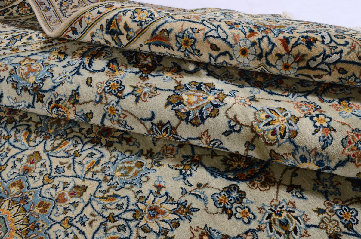 Dywan perski - Keshan - 363 x 240 cm - zielona