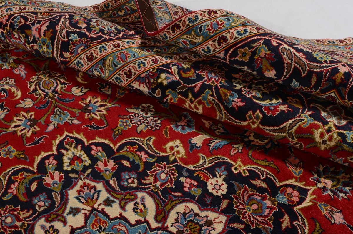 Dywan perski - Keshan - 352 x 245 cm - czerwony