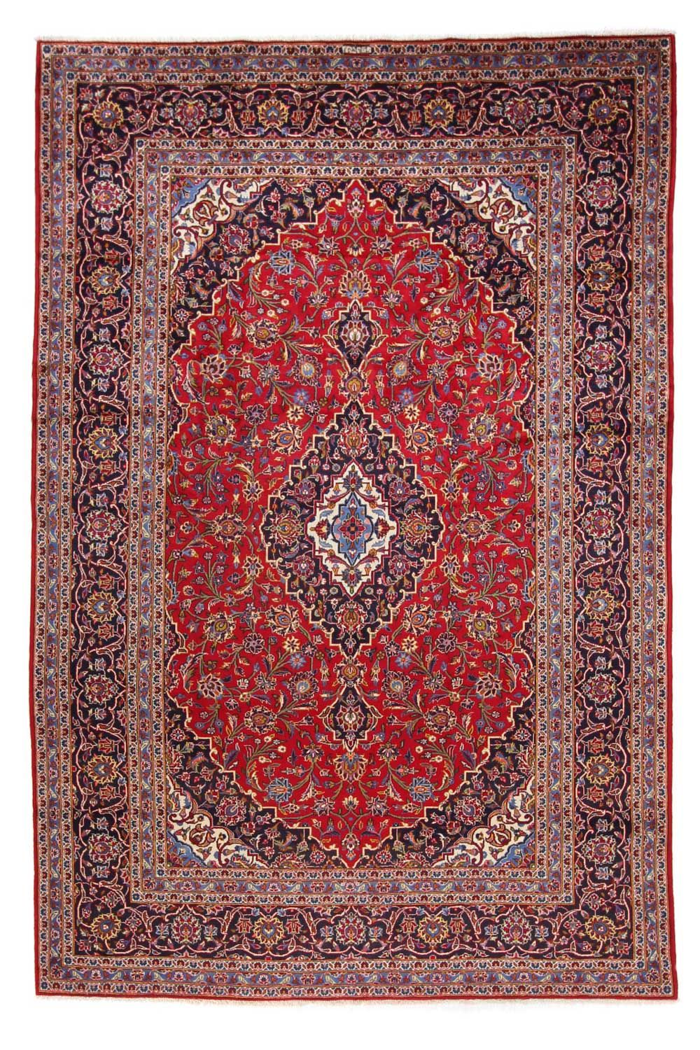 Dywan perski - Keshan - 360 x 242 cm - czerwony