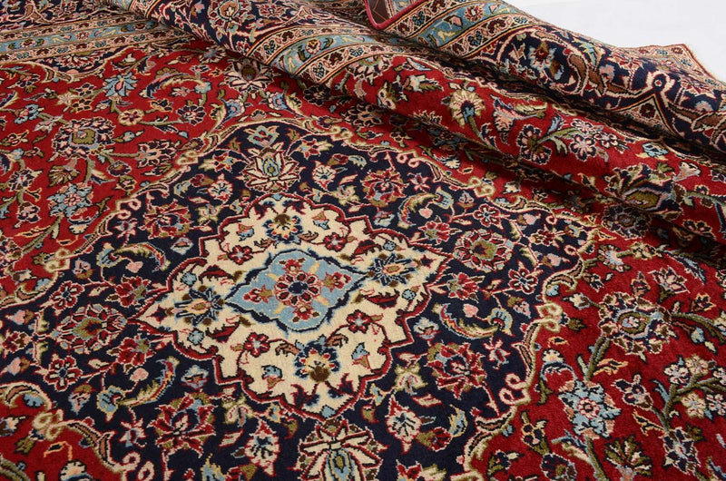 Dywan perski - Keshan - 357 x 246 cm - czerwony
