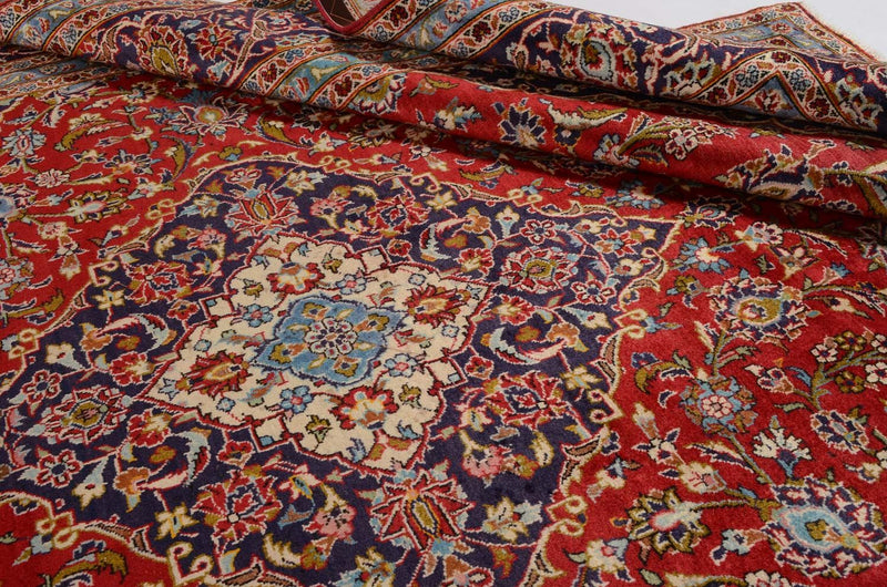 Dywan perski - Keshan - 366 x 244 cm - czerwony