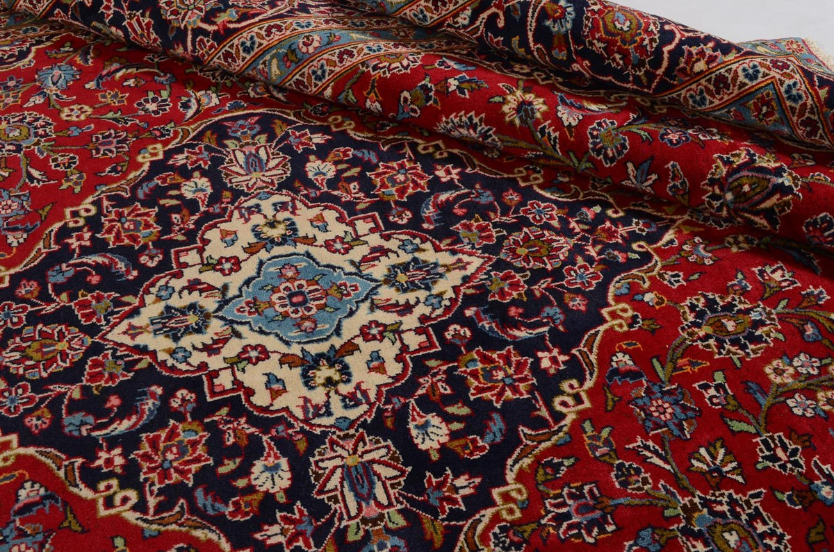 Dywan perski - Keshan - 345 x 237 cm - czerwony