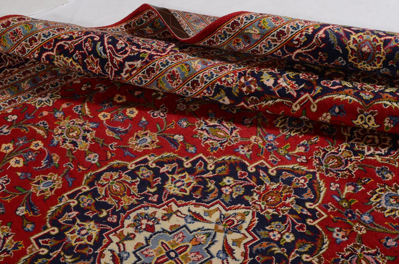 Dywan perski - Keshan - 359 x 242 cm - czerwony