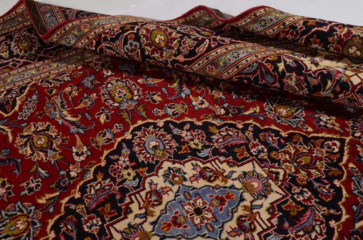 Dywan perski - Keshan - 342 x 251 cm - czerwony