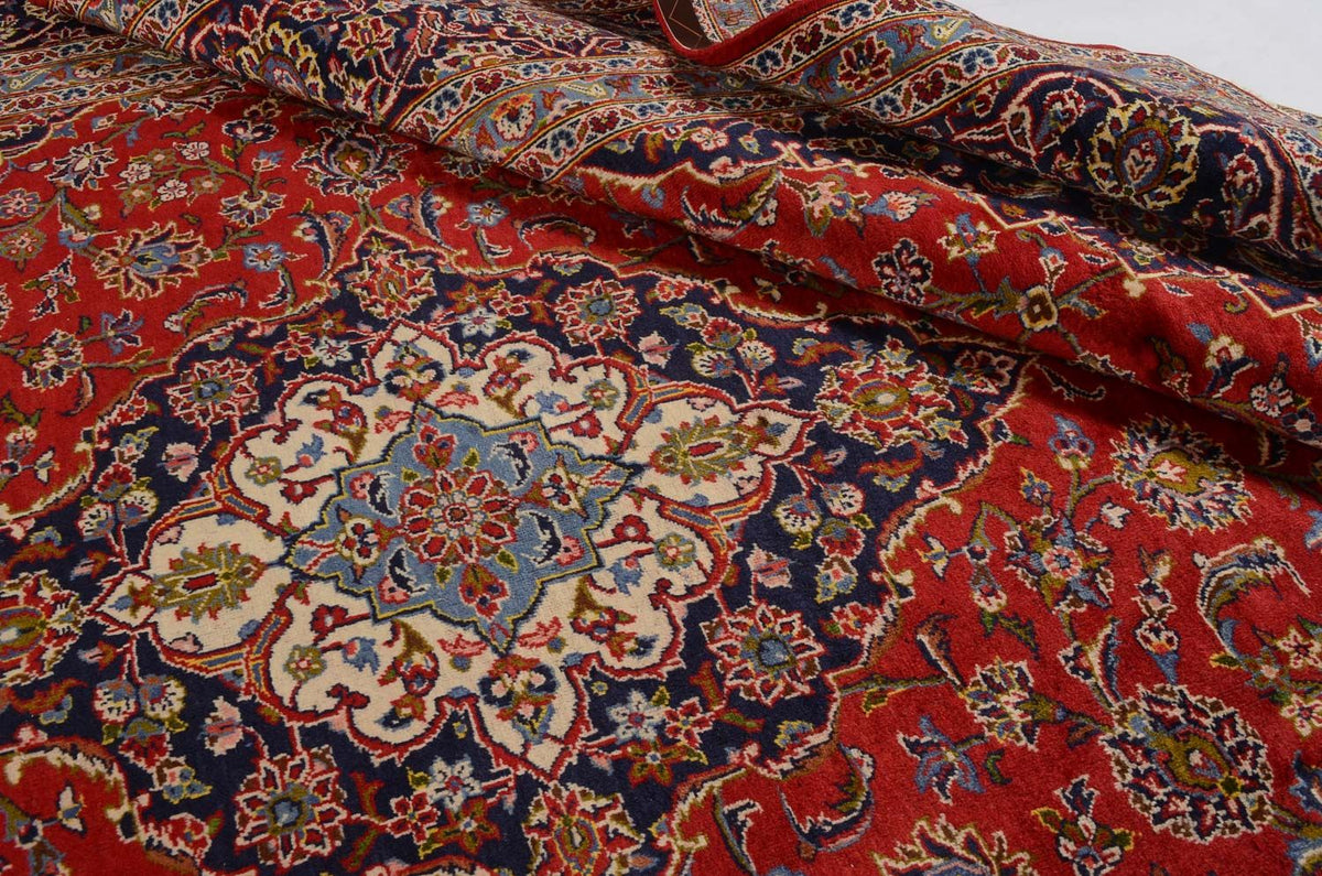 Dywan perski - Keshan - 349 x 239 cm - czerwony