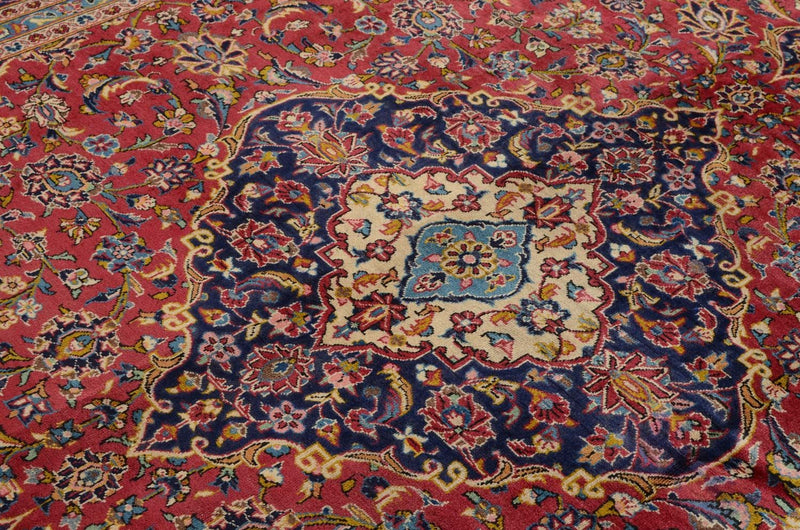 Dywan perski - Keshan - 344 x 243 cm - czerwony
