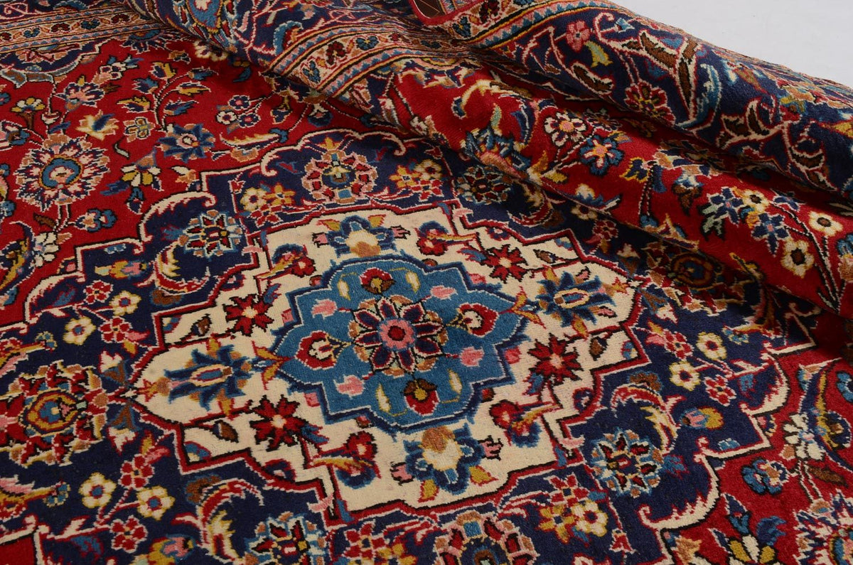 Dywan perski - Keshan - 328 x 237 cm - czerwony