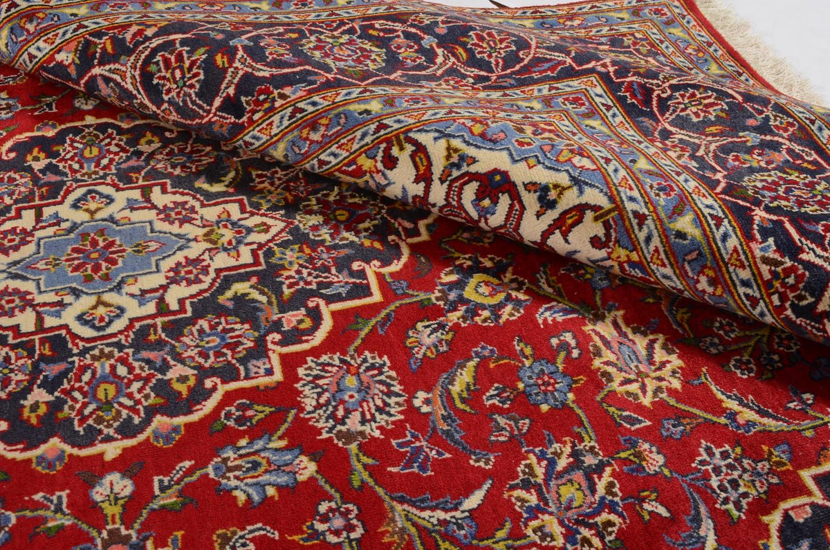 Dywan perski - Keshan - 305 x 202 cm - czerwony